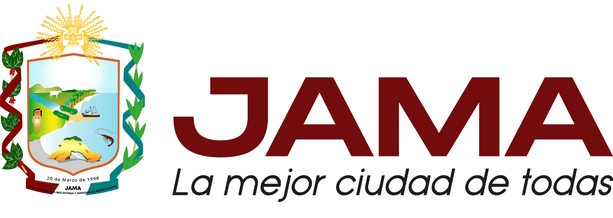 Logotipo institucional del cantón Jama